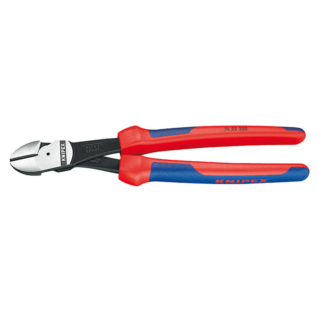 10 in. High Leverage 12-Degree Angled Diagonal Side Cutting Pliers