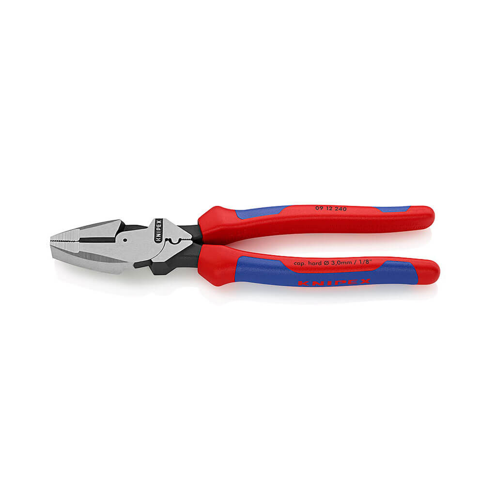 9-1/2 in. High-Leverage Linemans Pliers with Crimper and Fish Tape Puller
