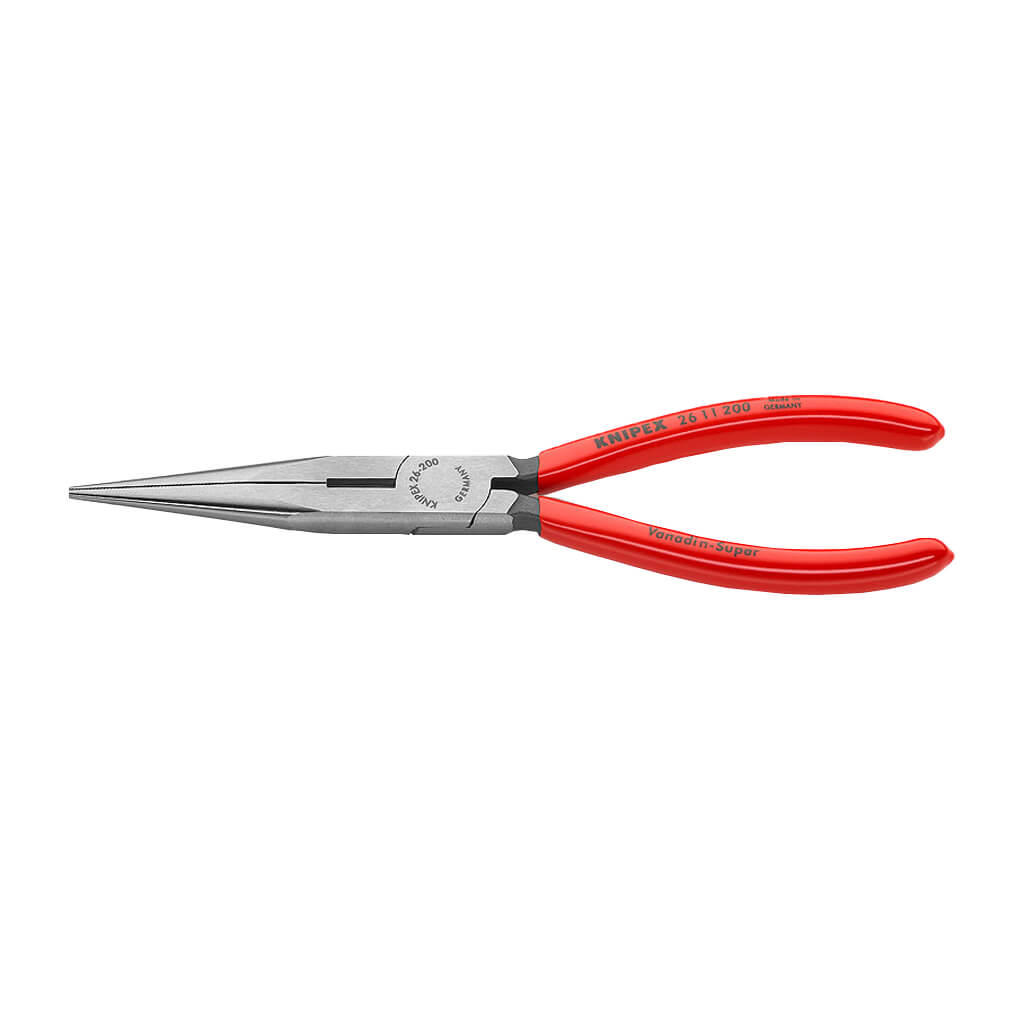 8 in. Long Nose Side Cutting Pliers with Precision Tips