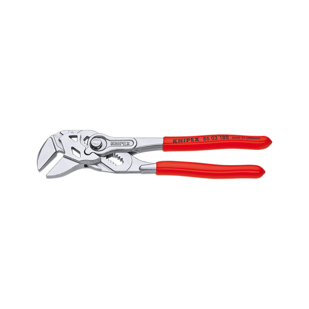 7-1/4 in. Narrow Jaw Pliers Wrench with Plastic Coated Handles