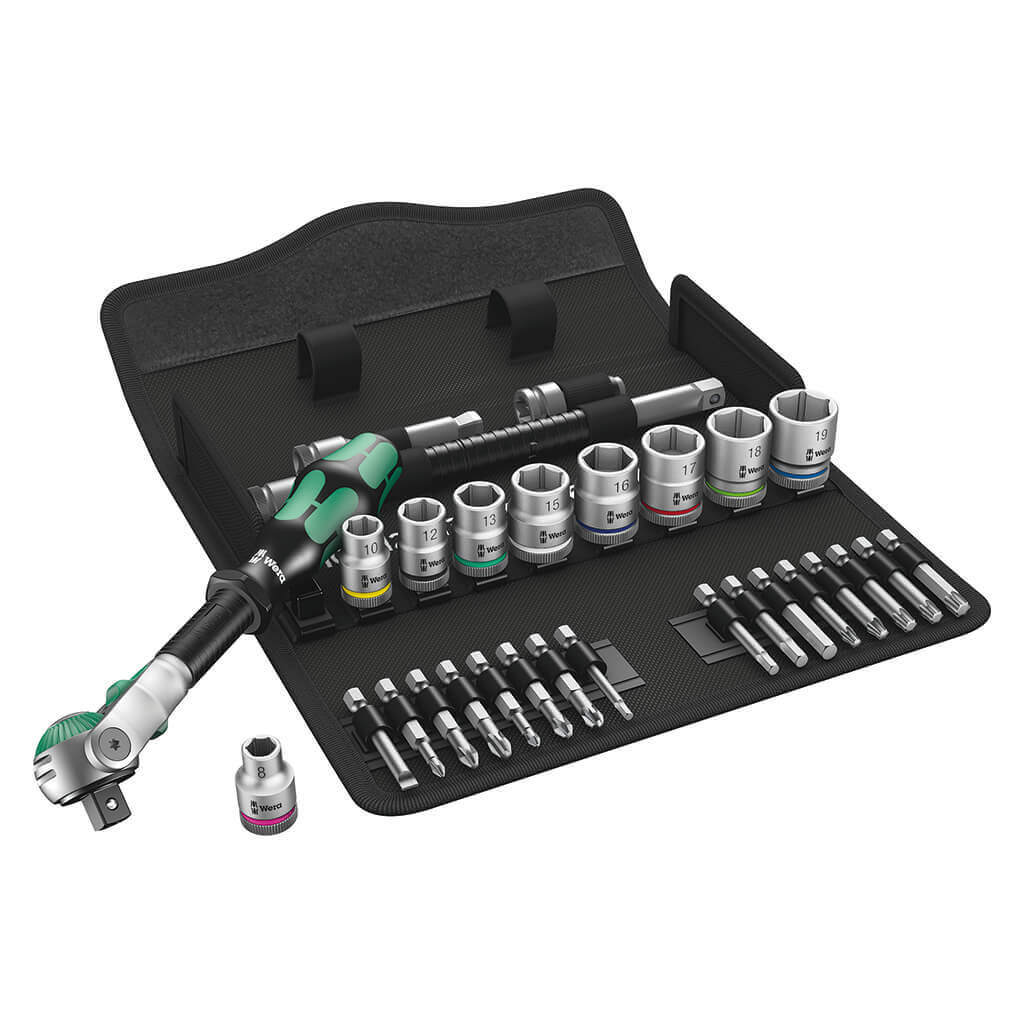 3/8 in. Drive Speed Ratchet Metric Socket Set 29-Piece with Extensions