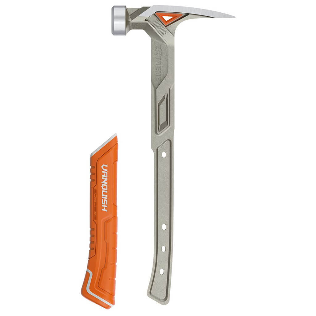 17 oz. Milled Face Framing Hammer with Magnetic Nail Starter and Rubber Grip