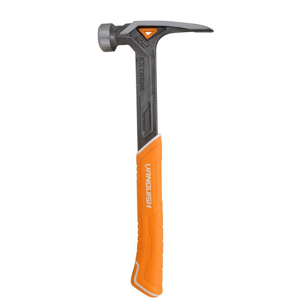 22 oz. Milled Face Framing Hammer with Magnetic Nail Starter and Anti-Vibration Grip