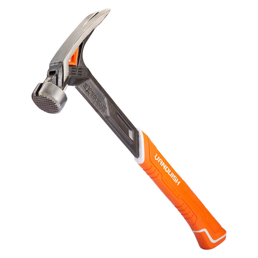 22 oz. Milled Face Framing Hammer with Magnetic Nail Starter and Anti-Vibration Grip