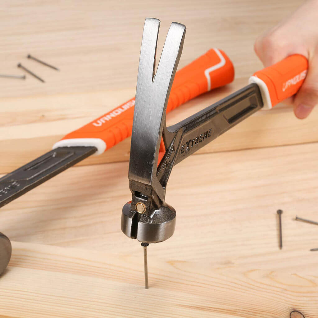 22 oz. Milled Face Framing Hammer with Magnetic Nail Starter and Anti-Vibration Grip