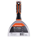 6 in. Stainless Steel Putty Knife with Ergonomic Handle