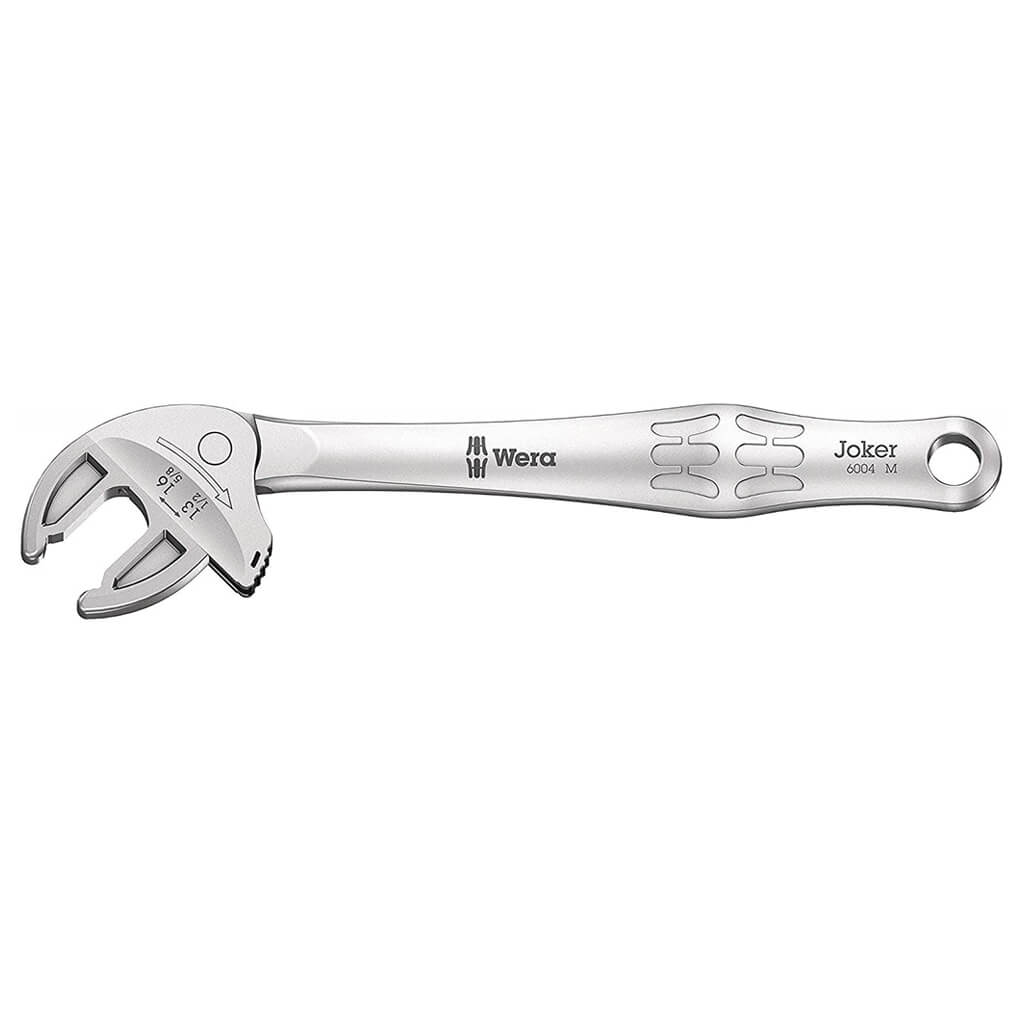 Self-Setting Adjustable Ratchet Spanner Wrench 1/2 in to 5/8 in