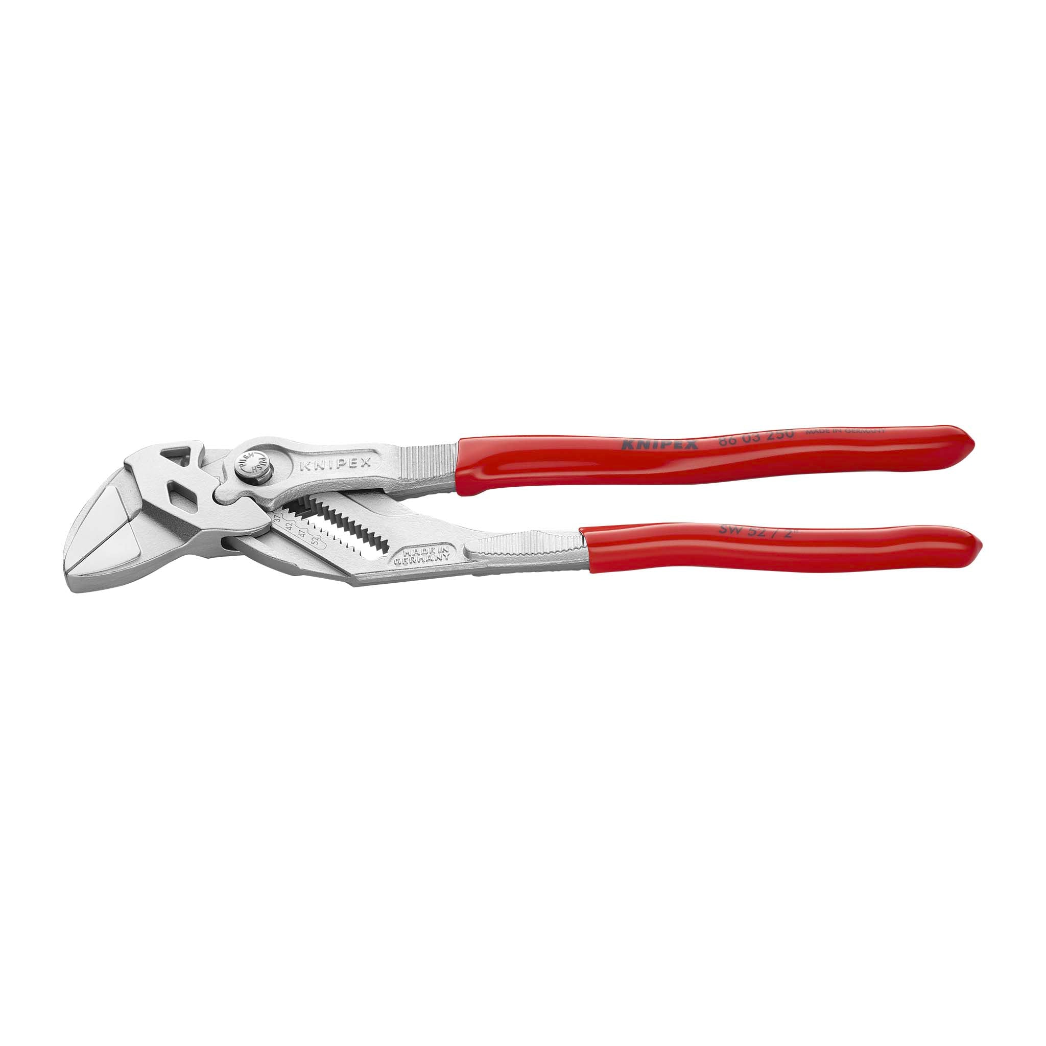 10 in. Chrome Vanadium Pliers Wrench with Parallel Jaw and Pinch Guard