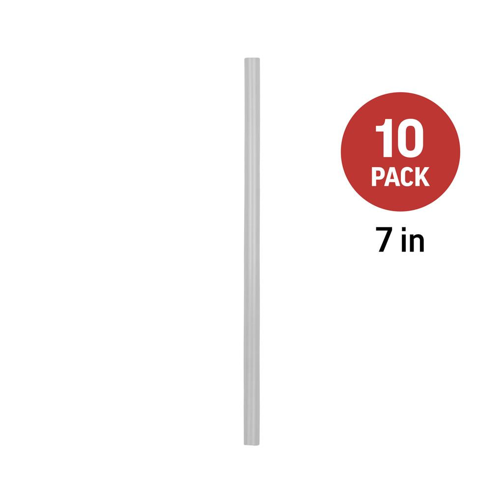 7 in. Spray Foam Gun Nozzle Replacement Tips, Clear Short, 10-Pack