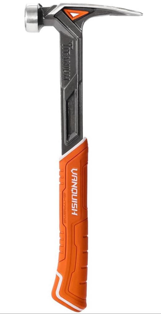 14 oz. Smooth Face Titanium Hammer with Anti-Vibration Grip