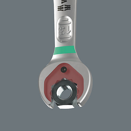 8-Piece Imperial Ratcheting Combination Wrench Set with Color-Coded Grip