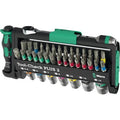 39-Piece Compact Tool Set with Ratchet Bits Sockets and Screwdriver